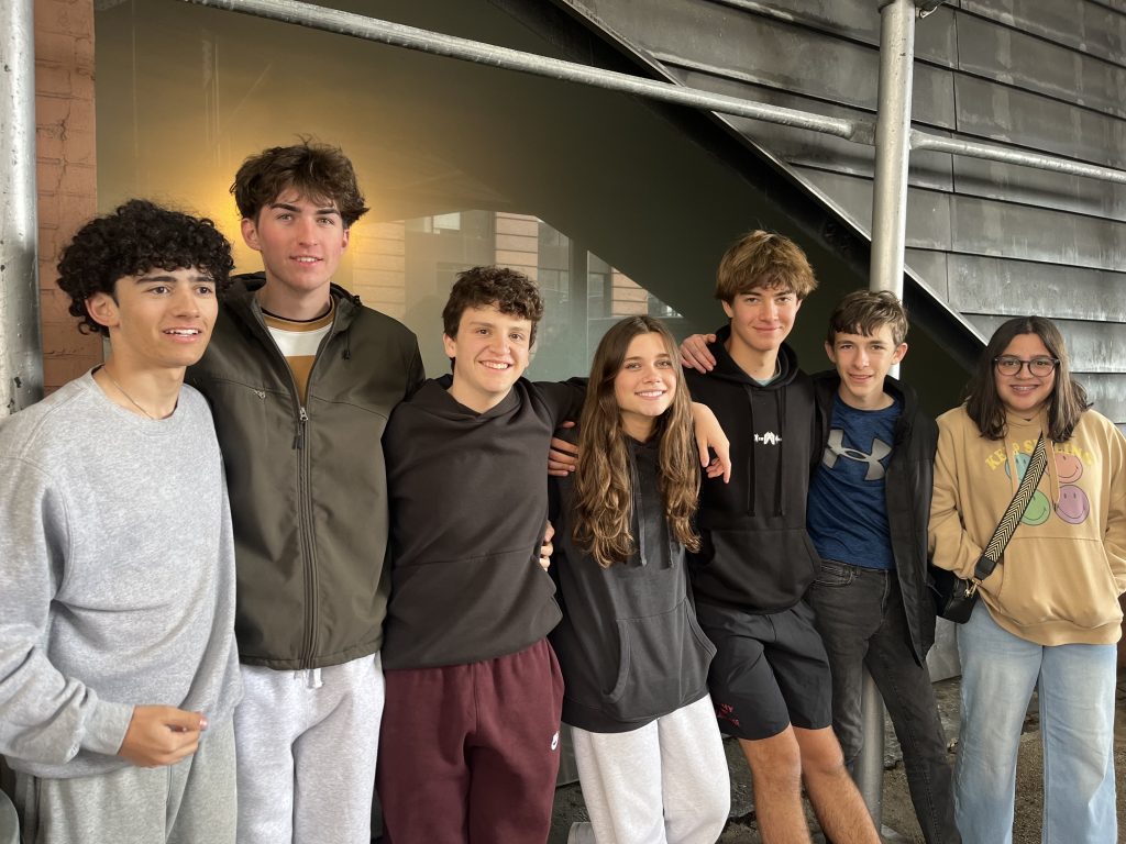 Solel teens on a group trip